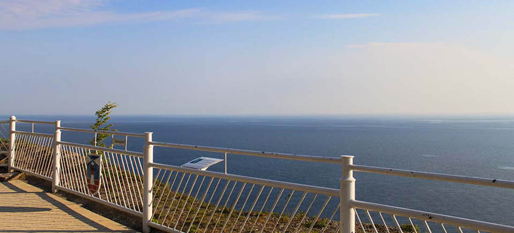 Blick vom Königsstuhl auf die Ostsee
